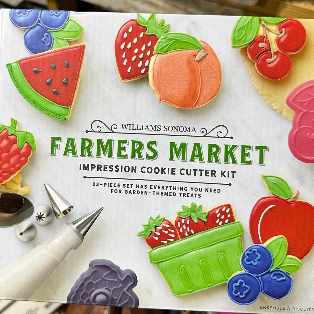 Williams Sanoma Farmers Market Cookie Impression Kit